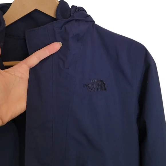 The North Face Girl's Jacket with Removeable Fleece in Navy Blue